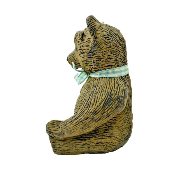Vintage The Wax Workers Buster B. Bear Decorative Figurine Candle 1984 - Picture 2 of 5